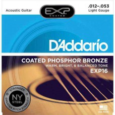 Snaren D'Addario EXP16 Light Acoustic ph. bronze 12-53