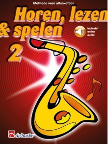 Horen Lezen & Spelen 2 altsaxofoon incl. online audio