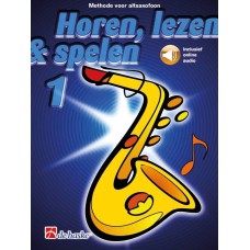 Horen Lezen & Spelen 1 altsaxofoon incl. online audio