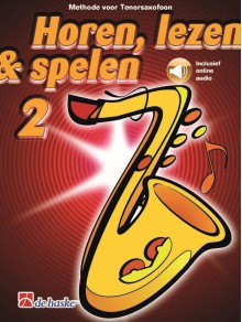 Horen Lezen & Spelen 2 tenorsaxofoon incl. online audio